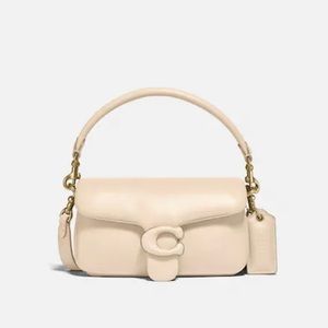 Coach Cream Leather Top-Handle Satchel